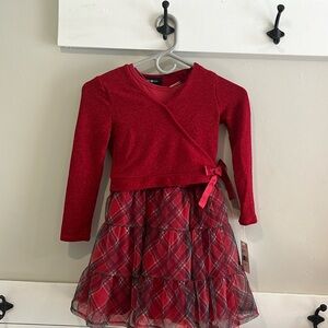 Christmas dress with removable sweater and necklace!